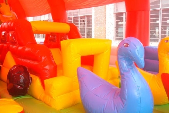 Teenagers Inflatable Bouncy Castle For Theme Park Tear Resistance