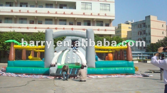 680g/cm2 Inflatable Amusement Park Child Funny Combo Bouncer Slide