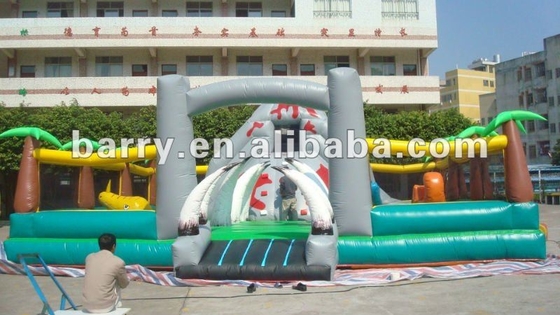 680g/cm2 Inflatable Amusement Park Child Funny Combo Bouncer Slide