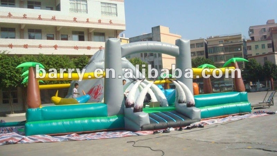 680g/cm2 Inflatable Amusement Park Child Funny Combo Bouncer Slide