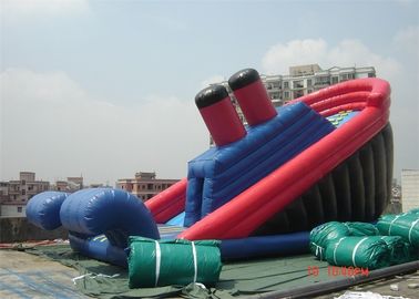 Amazing 10M Durable Commercial Pirate Ship Inflatable Slide For Childs