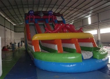 Exciting Commercial Inflatable Slide , Sea Animal Inflatable Slip and Slide