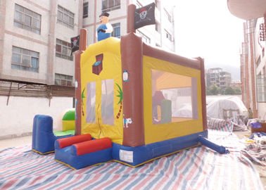 Theme Park Inflatable Combo Toddlers Pirate Ship Bouncy Castle For Rent
