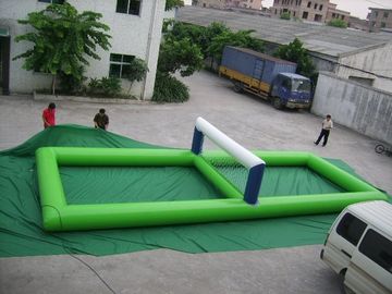 Customized Inflatable Sport Field Beach Inflatable Volleyball Field Kids Tennis Inflatable Water Volleyball Court