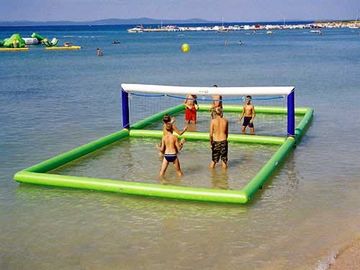 Children / Adults Inflatable Sports Games Giant Blow Up Volleyball Court