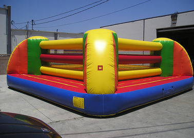 Waterproof PVC Inflatable Sports Games , 2 Person Exciting Inflatable Boxing Court