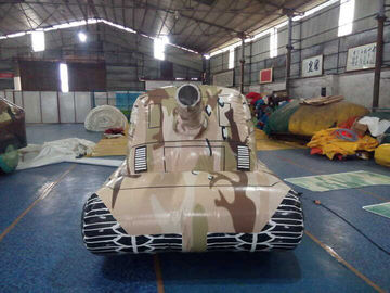 Amazing Inflatable Paintball Bunker , PVC Tarpaulin Inflatable Tank for Outdoor Shooting Game