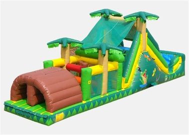 Commercial Inflatable Obstacle Course , Cheer Amusement Bouncer Obstacle Course