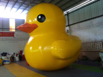 Attractive Inflatable Yellow Duck With Waterproof 0.55mm PVC Tarpaulin