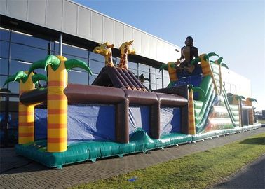 Extreme Fun Inflatable Obstacle Course , 0.55mm PVC Obstacle Course Bouncer