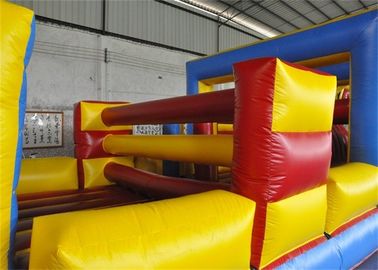 Safety Inflatable Obstacle Course , Kids Obstacle Course Equipment For Fun
