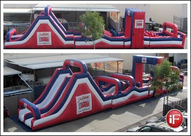 Durable Inflatable Obstacle Course , Playground Obstacle Course For Child