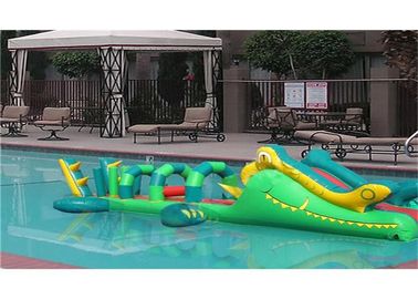 Inflatable Outdoor Toys Floating Blow Up Obstacle Course For Water Park