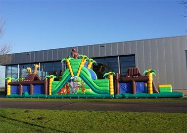 Giant Inflatable Combination Obstacle Course Bouncy Castles Playground