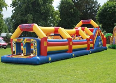 Waterproof PVC Backyard Adult Inflatable Obstacle Course With EN14960