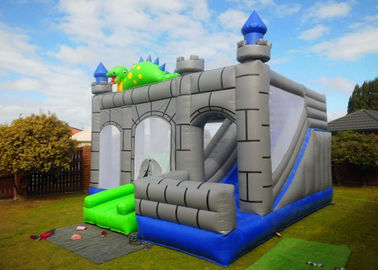 Rent Giant Commercial Inflatable Combo, Dragon Bouncy Castle With Slide Hire