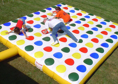 Popular Inflatable Interactive Games , Kids Inflatable Twister Game