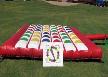 Outdoor Inflatable Interactive Games , Giant Inflatable Twister Game