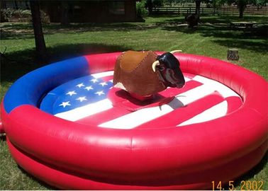 Customized Inflatable Interactive Games , Rent Inflatable Rodeo Bull