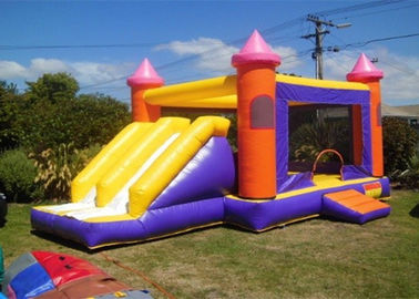 Children Double Lane Inflatable Combo Castle Bounce House with Slide