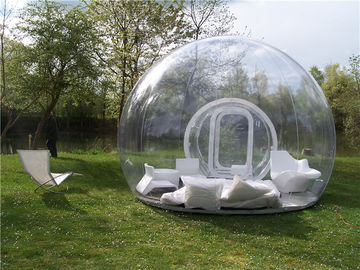 Transparent  Room Inflatable Tent , Inflatable Bubble Tent With Blower