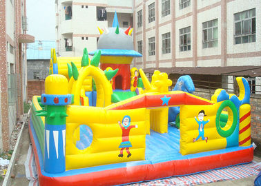 Customized Colourful Inflatable Bouncy Castle , Kids Inflatable Playground