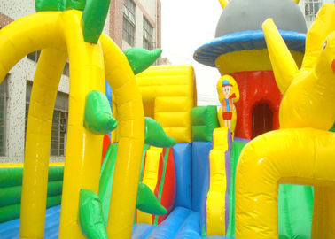 Customized Colourful Inflatable Bouncy Castle , Kids Inflatable Playground