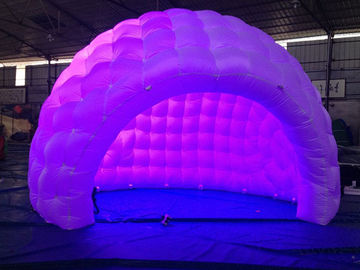 Customized Lighting Decoration Inflatable Tent , Inflatable Party Tent