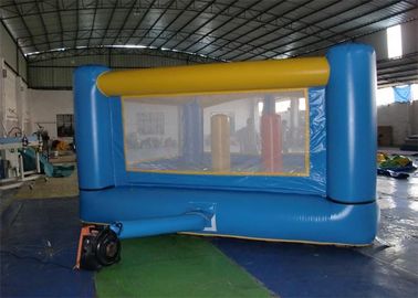 Blue Color Inflatable Bouncer , Mini Inflatable Body Bouncers For Kid