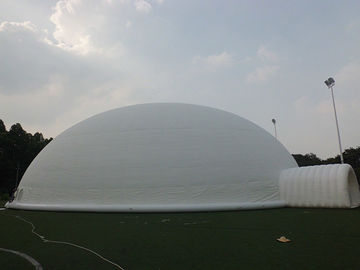 Huge 0.55mm PVC Tarpaulin White Dome Lgloo Inflatable Tent For Party