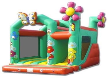 Rental Entertainment Sun Flower Inflatable Slide Bouncer With Jumping