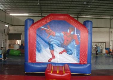 Funny Spiderman Inflatable Bouncer / Kids Backyard Bouncers For Park