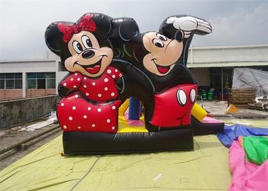 OEM Lagre Mickey Mouse Inflatable Bouncing House With Logo Printing
