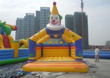 Outdoor Durable Clown Jumping Inflatable Bouncer For Kids , EN14960