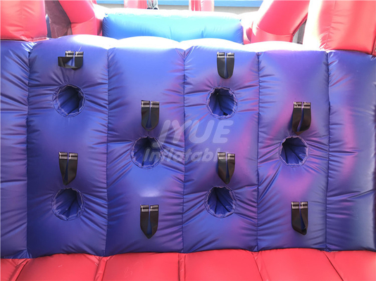 OEM Inflatable Obstacle Course  0.55mm PVC Tarpaulin Blow Up bounce