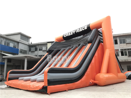 PVC Tarpaulin Adult Inflatable 5k Obstacle Course For Running Race OEM