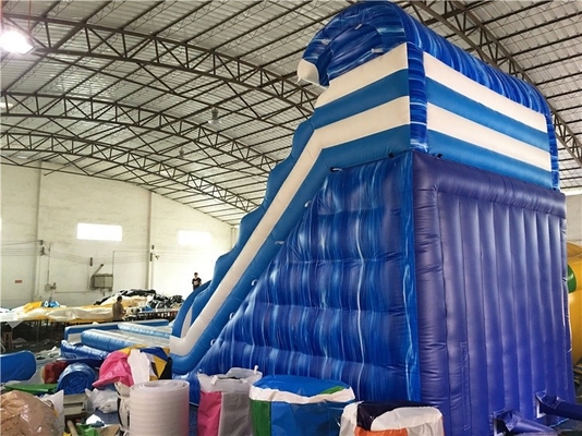 Full Color Backyard Inflatable Water Park Slide For Adult