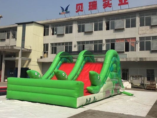 Waterproof 0.55mm PVC Inflatable Adventure Slide Playground Equipment