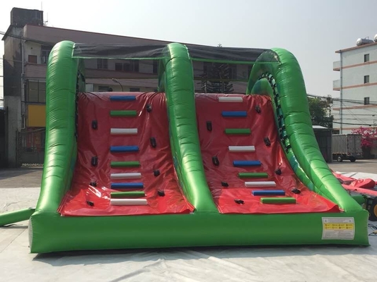 Waterproof 0.55mm PVC Inflatable Adventure Slide Playground Equipment
