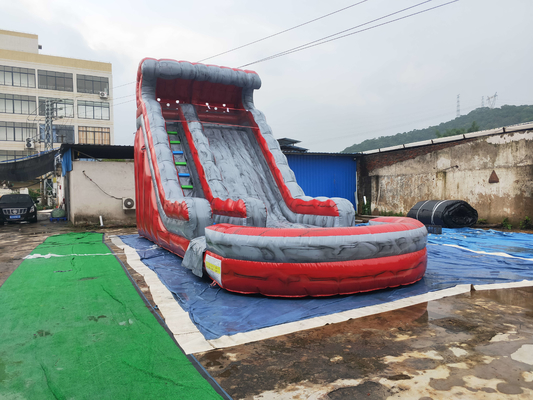 9.6x4x5.4m Commercial Inflatable Slide Bouncy Games Logo Printing