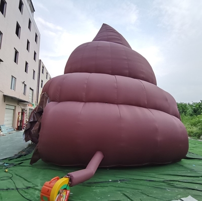 Fire Proof Inflatable Tent Interesting Shape Of Feces 10m Diameter