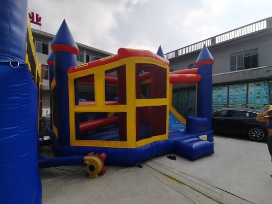 Customized Small Inflatable Combo Bouncer Slide Fire Resistant