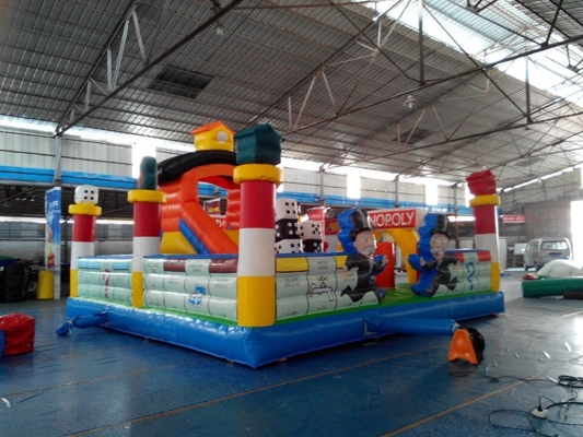 House Jump Bounce Land Inflatable Amusement Park Double Stitching
