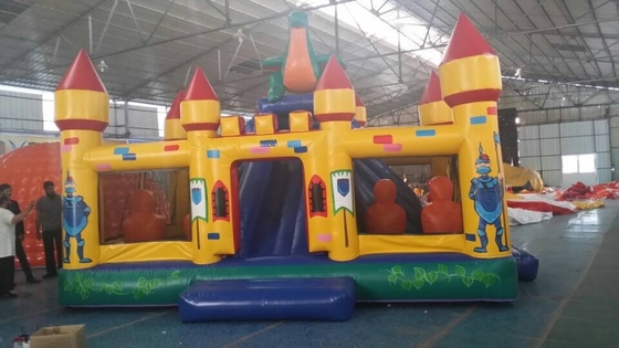 Hand Painting Inflatable Amusement Park Fun Jumping Bouncer Castle
