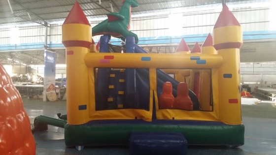 Hand Painting Inflatable Amusement Park Fun Jumping Bouncer Castle