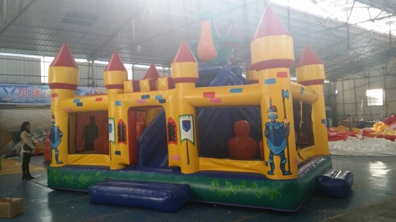 Hand Painting Inflatable Amusement Park Fun Jumping Bouncer Castle