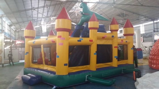 Hand Painting Inflatable Amusement Park Fun Jumping Bouncer Castle