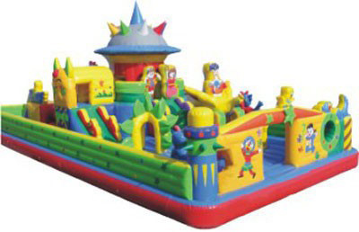 Inflatable jumping castle indoor playground 1000D Vinyl Coated Tarpaulin