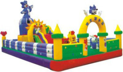 Inflatable jumping castle indoor playground 1000D Vinyl Coated Tarpaulin