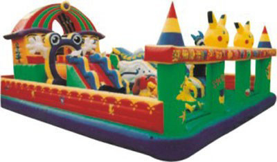 1000D Pvc Inflatable Play Center Blow Up Playground Slide